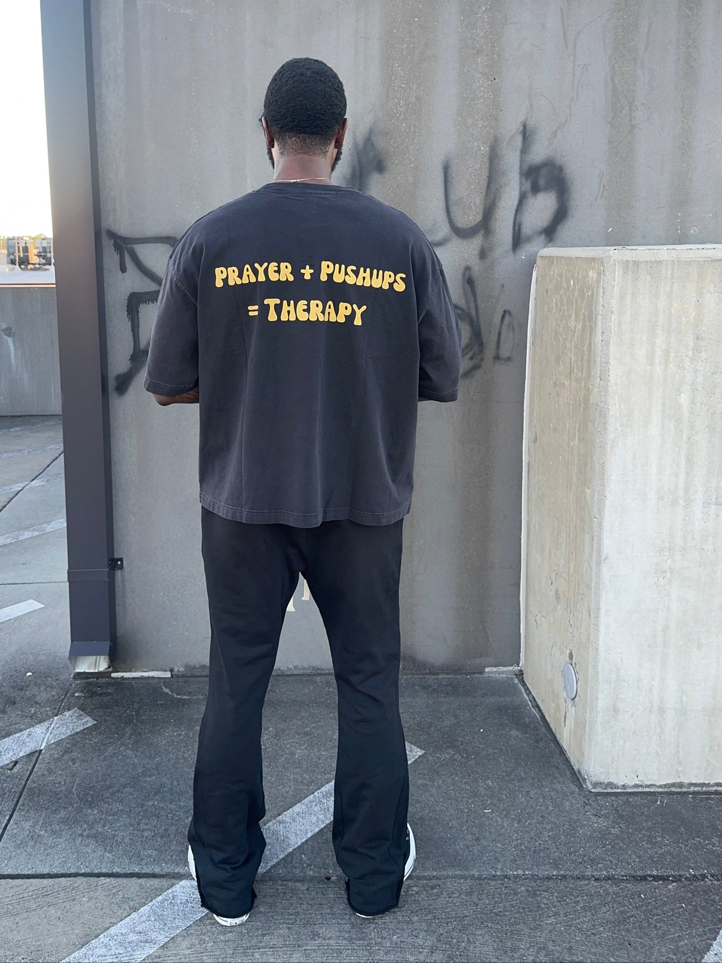 Pushups & Prayer Flared Sweat Set