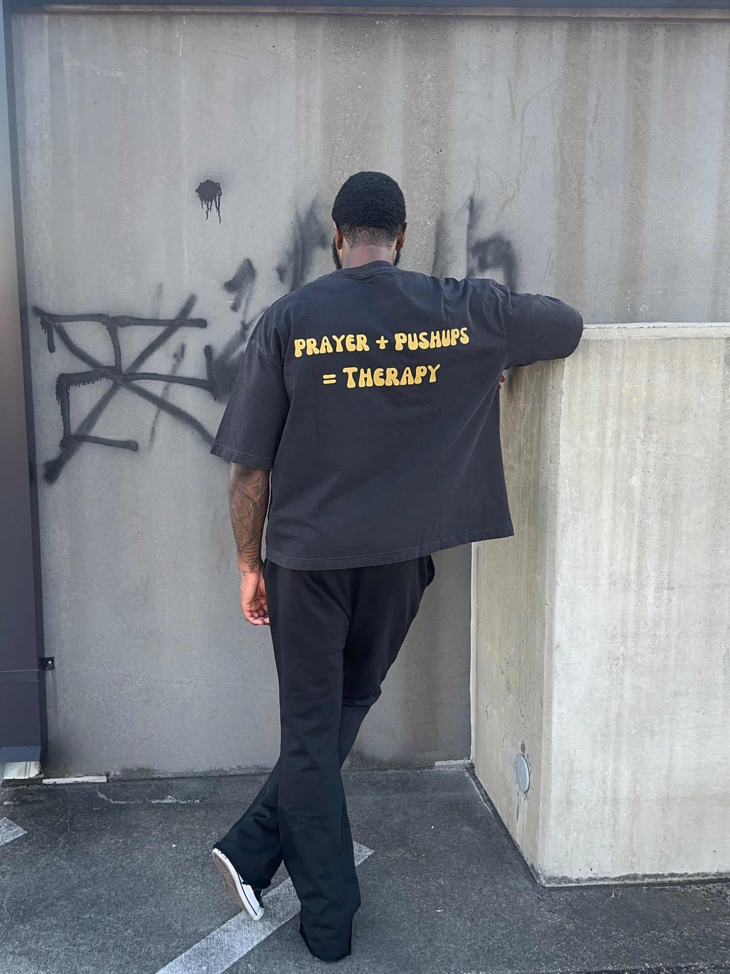 Pushups & Prayer Flared Sweat Set